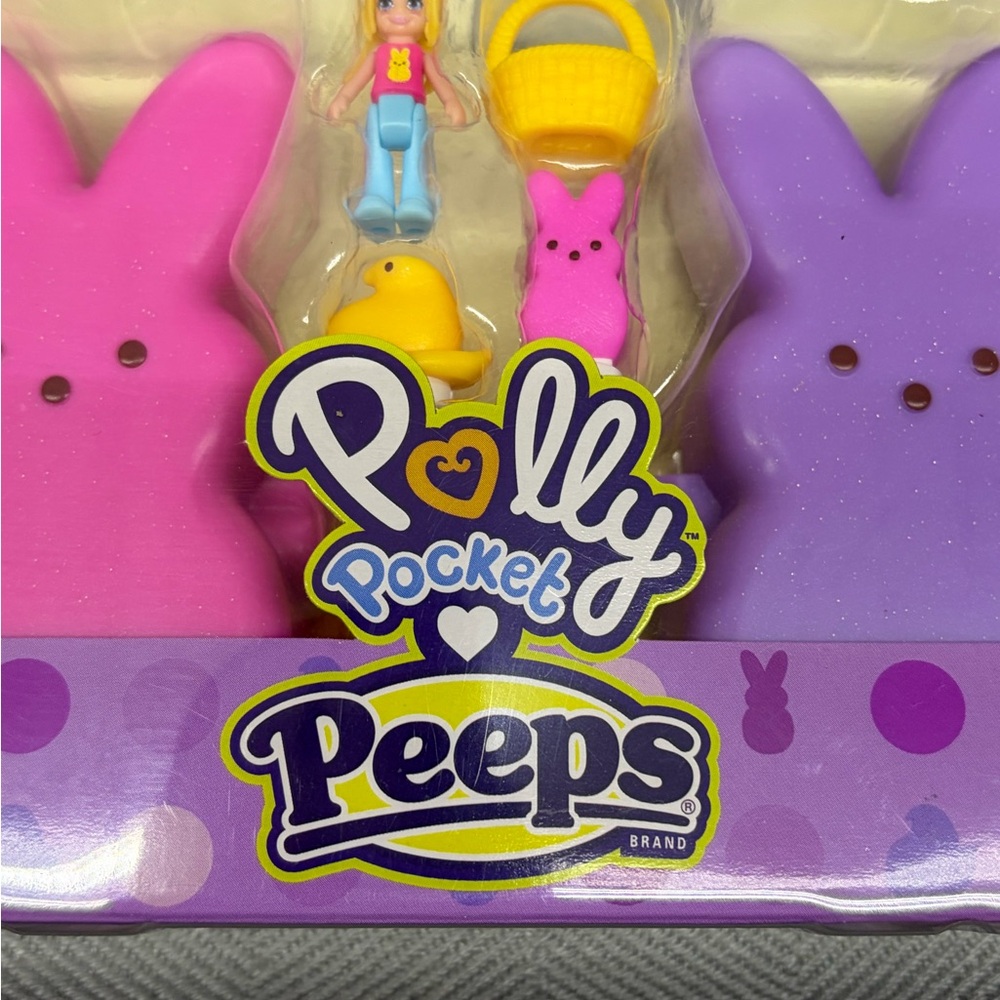 NWT Polly pocket peeps ages 4+ pink and purple